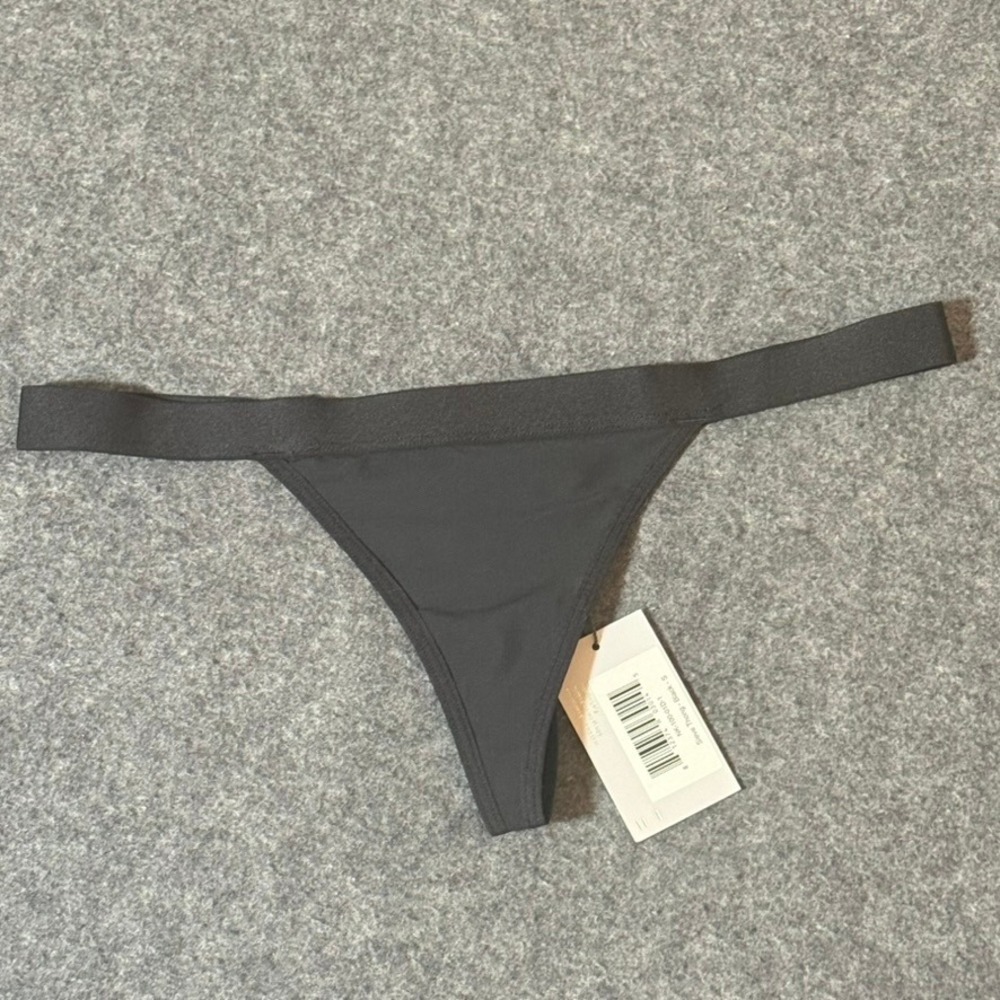 Negative Underwear Sieve Thong Black Mesh Low Rise Panty Size S NWT